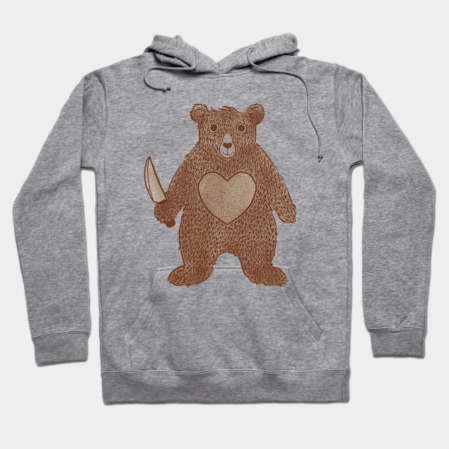 I Love You Bear Hoodie by Tobe_Fonseca